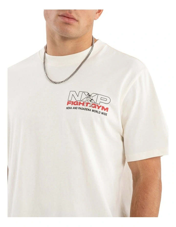 Retrospect Classic Tee in Beige image 4