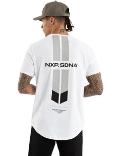 Origin Dual Curved Tee in White