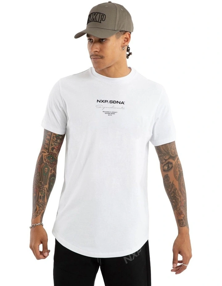 Origin Dual Curved Tee in White image 2