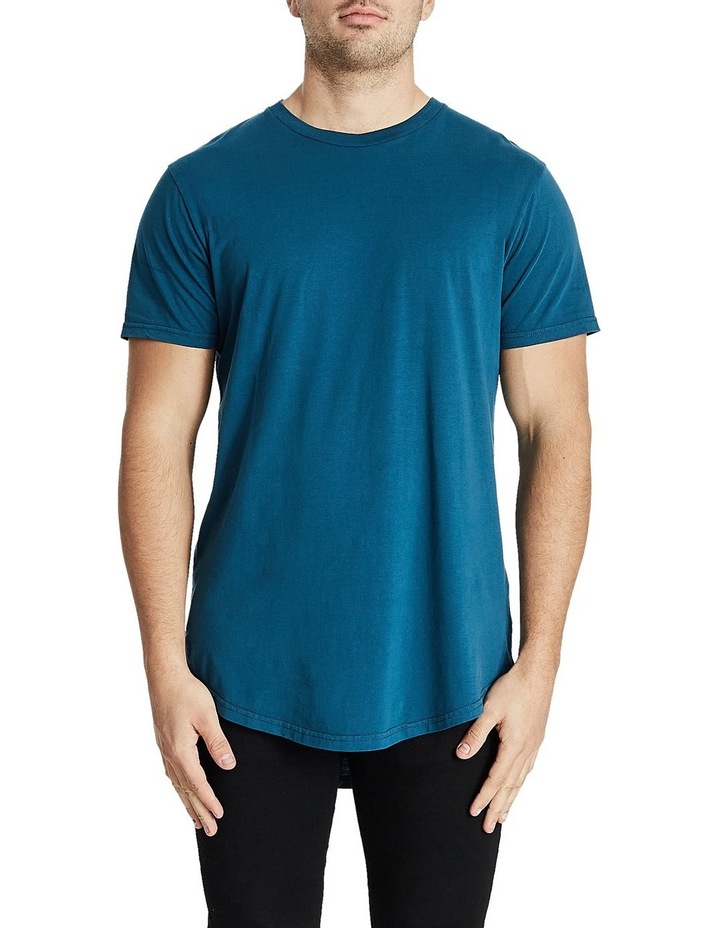 Essential Curved Hem Tee Blue