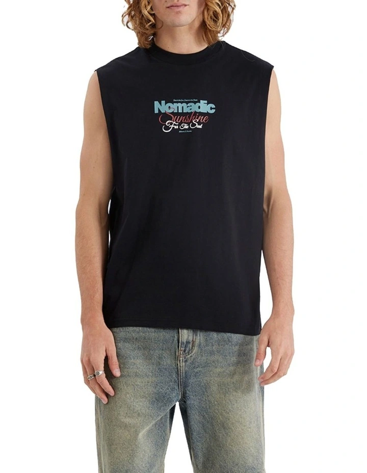Sunshine Street Muscle in Black image 2