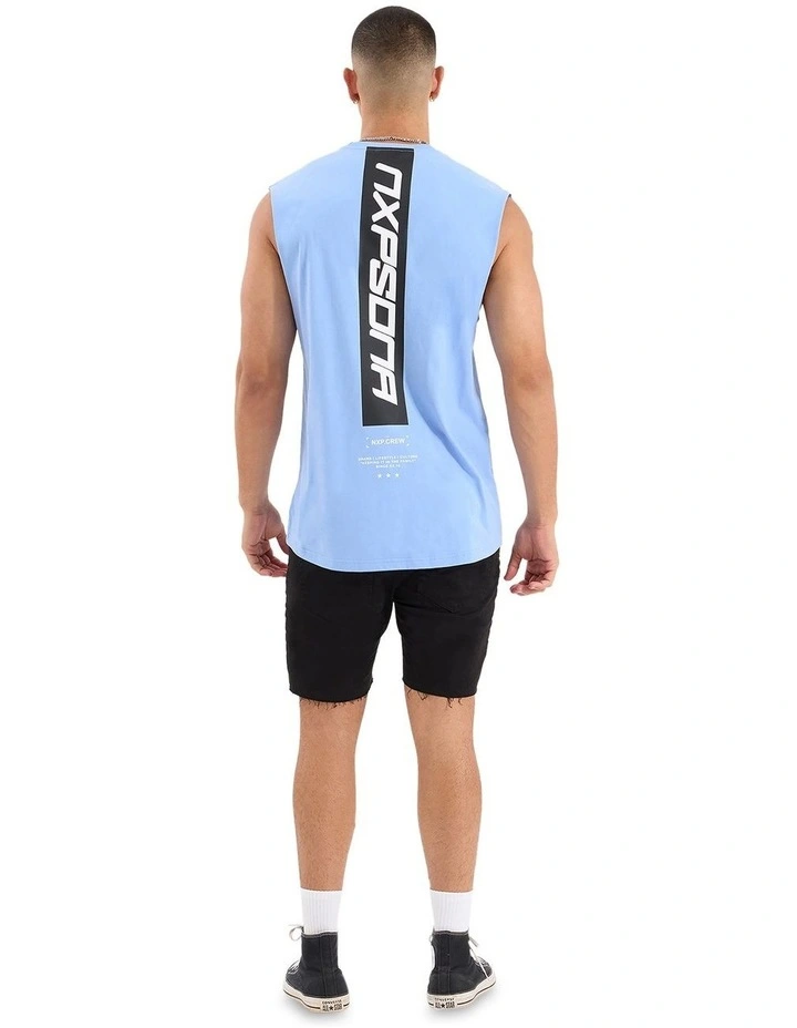 Station Scoop Back Muscle in Vista Blue image 5