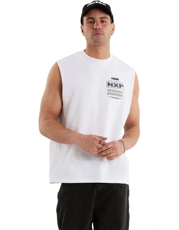 Vetements Street Muscle in White image 4