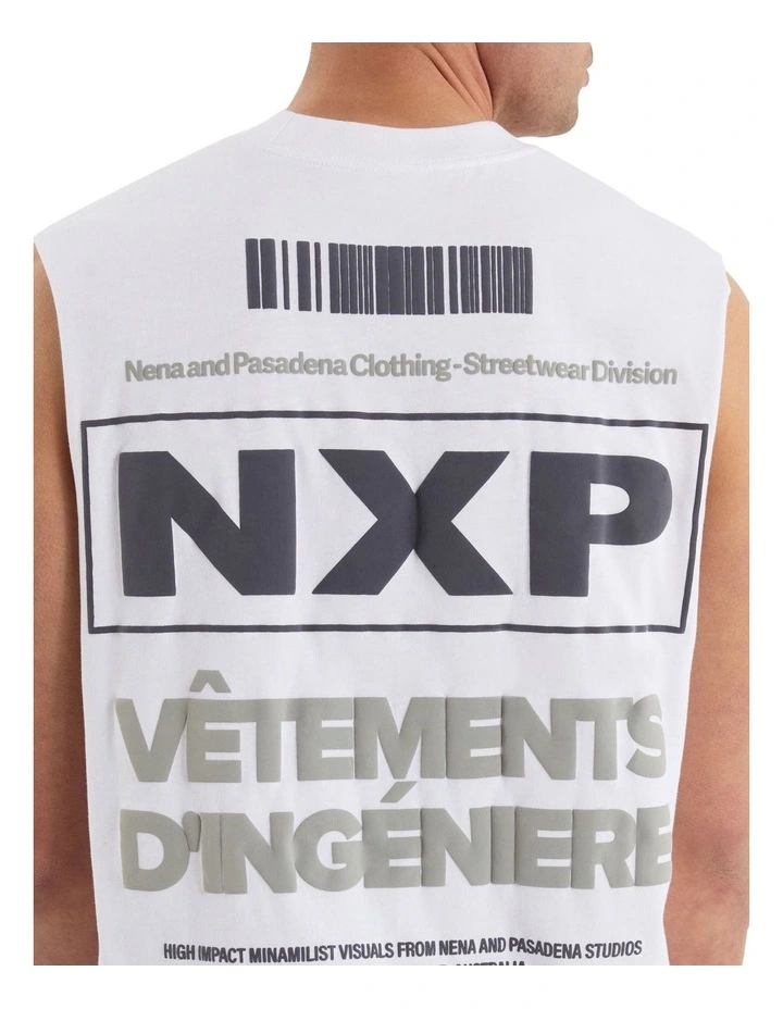 Vetements Street Muscle in White image 6
