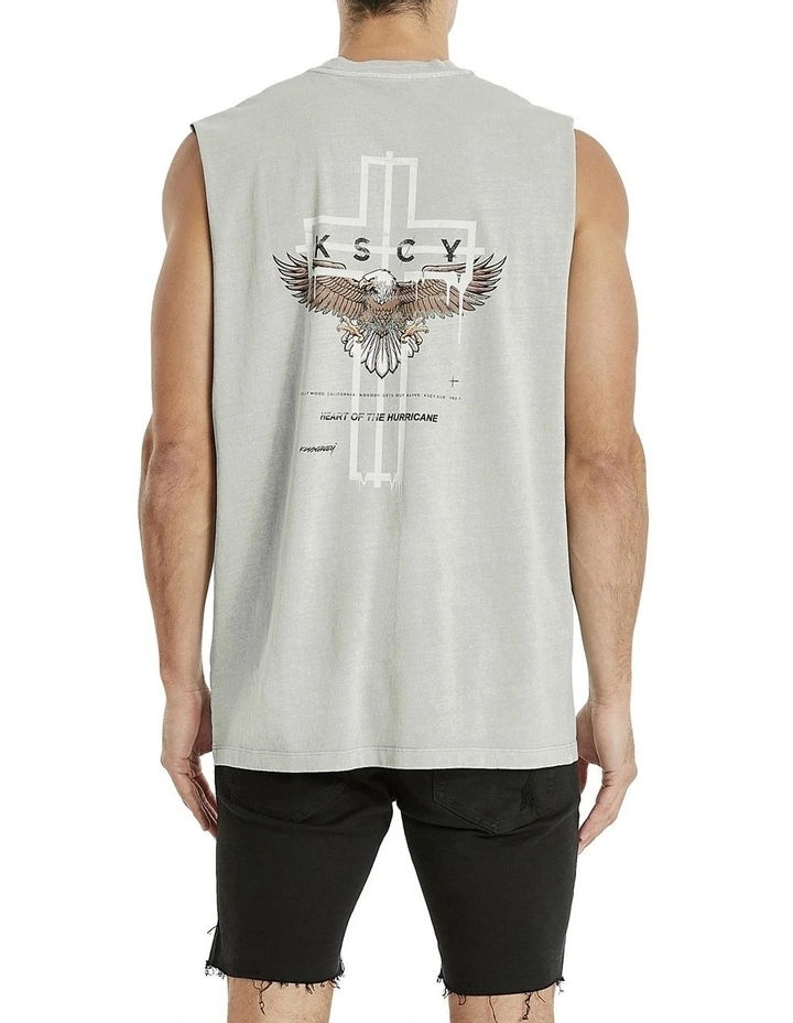 Pacific Relaxed Muscle Tee in Grey image 1