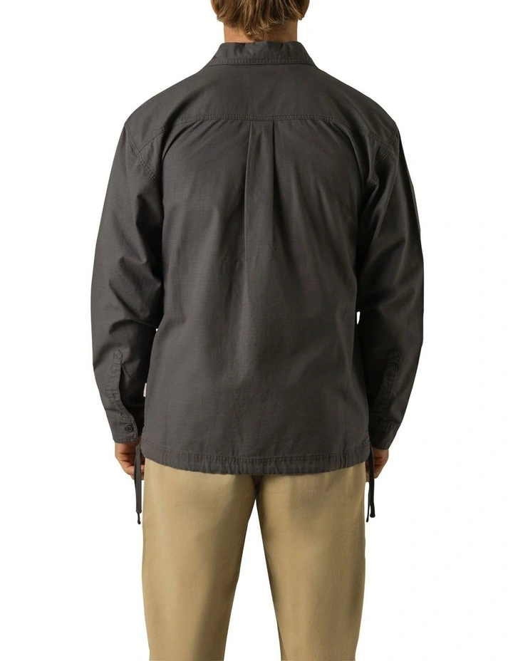Wyatt Cargo Long Sleeve Shirt in Blueberry image 4