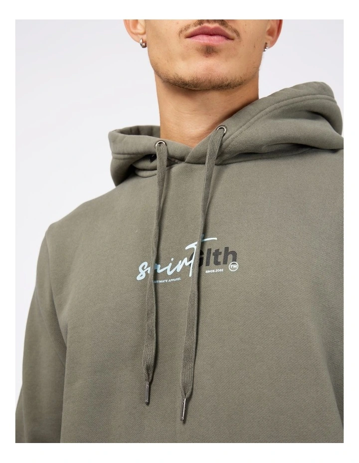 Sign Off Hoody in Green image 4