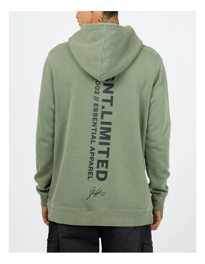 Trilogy Hoodie in Green image 2