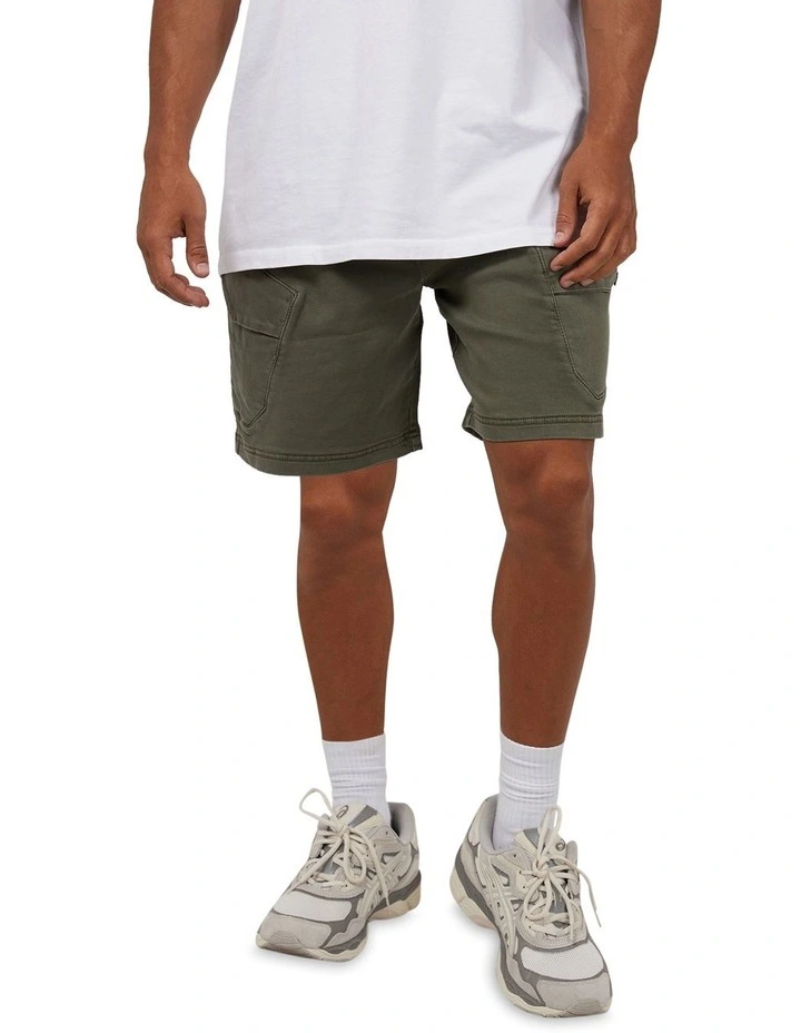 Gully Cargo Short in Khaki image 4