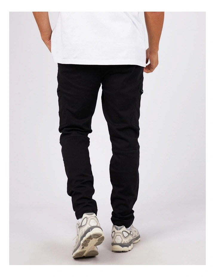 Inset Cargo Pant in Black image 2