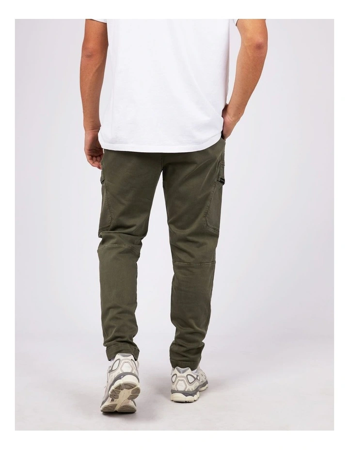 Inset Cargo Pant in Khaki image 2