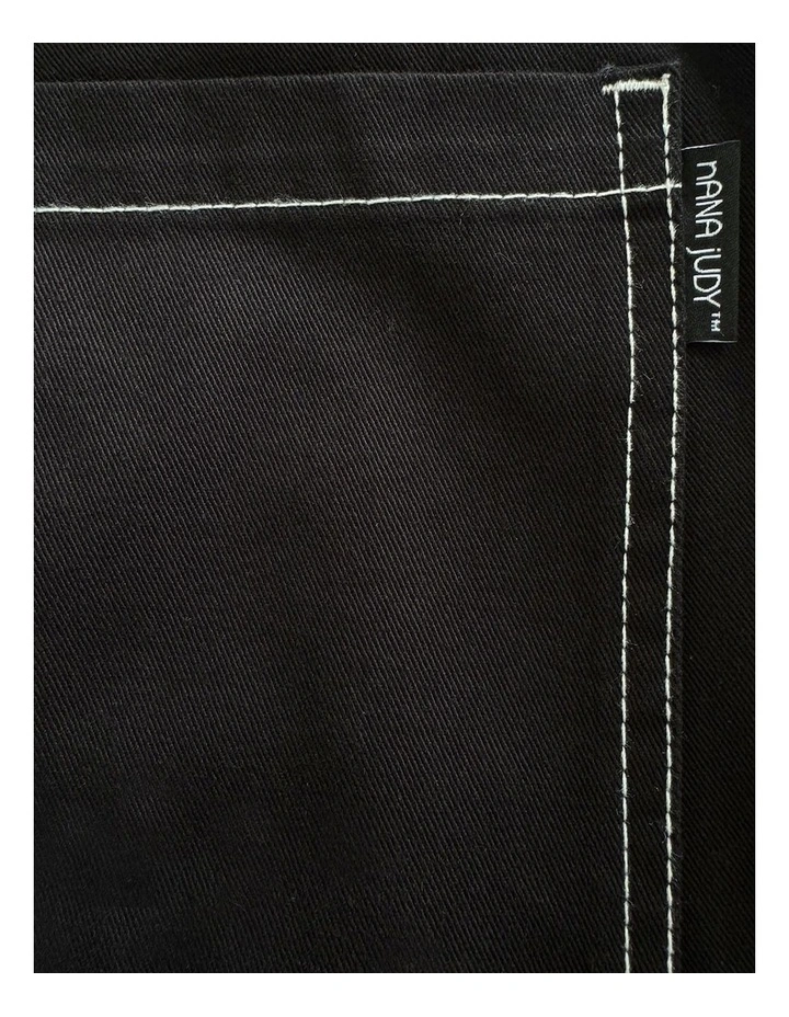 Arthur Short Sleeve Overshirt in Black image 6