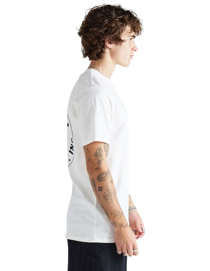 Bellaire 235Gsm Tee in Off White image 3