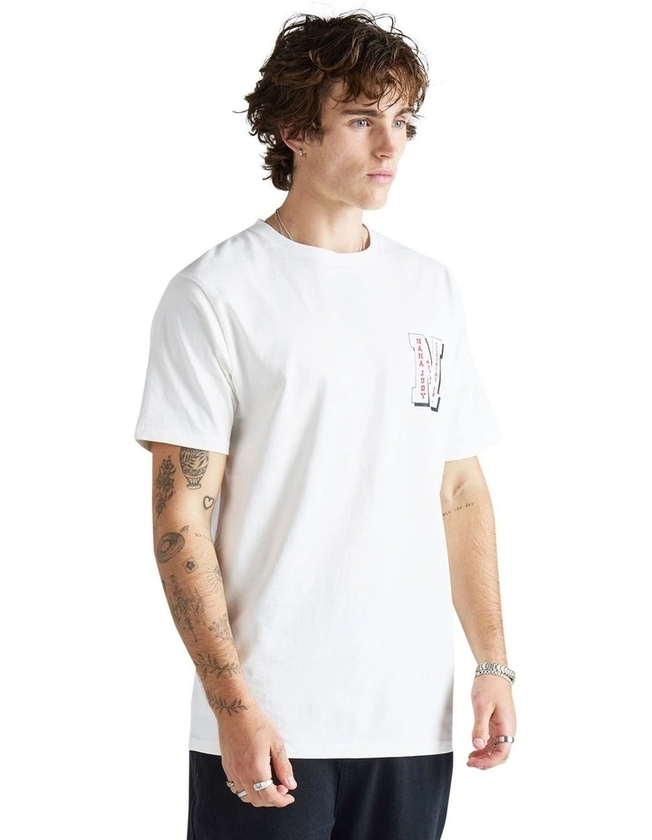 Bellaire 235Gsm Tee in Off White image 4
