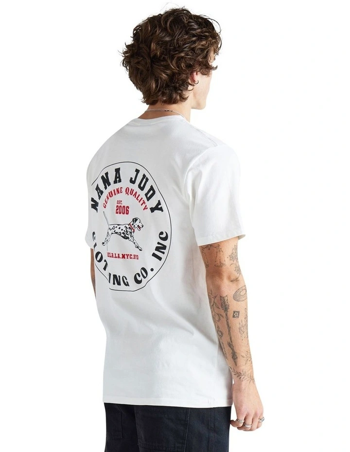 Bellaire 235Gsm Tee in Off White image 5