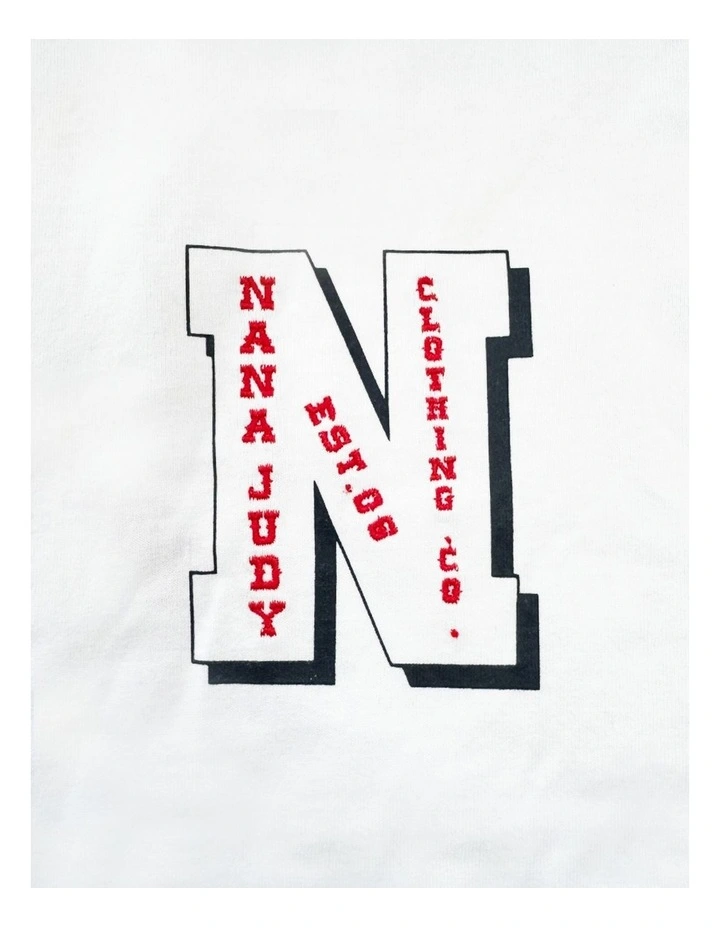 Bellaire 235Gsm Tee in Off White image 7