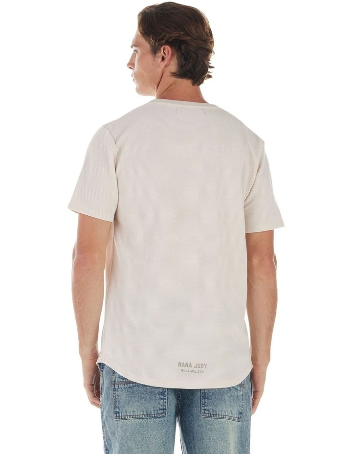 Roxford T-shirt in Bone image 2