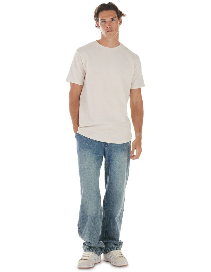 Roxford T-shirt in Bone image 4