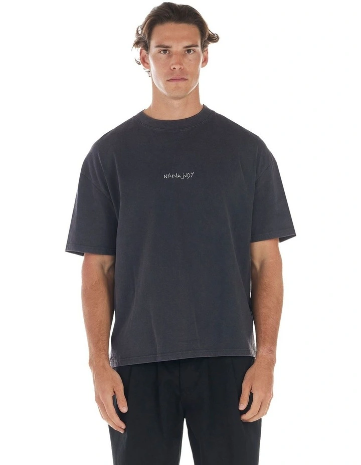 Venice T-shirt in Enzyme Black image 1