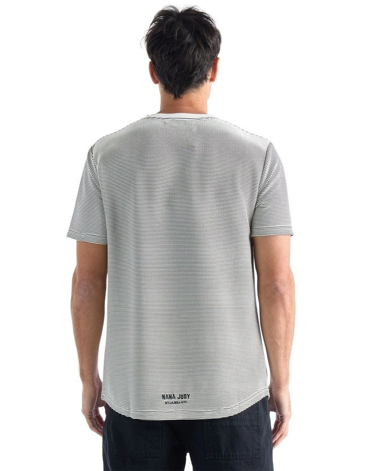 Roxford Tee in Black/White image 2
