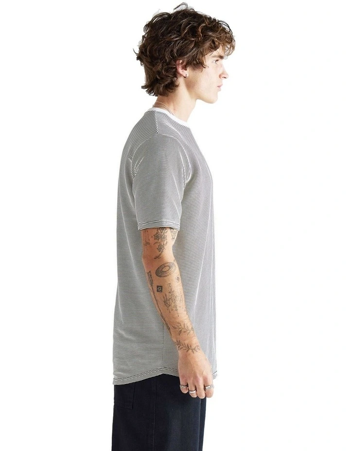Roxford Tee in Black/White image 3