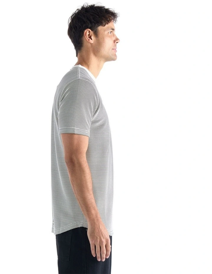 Roxford Tee in Black/White image 3
