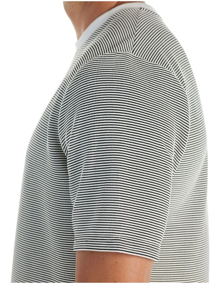 Roxford Tee in Black/White image 5