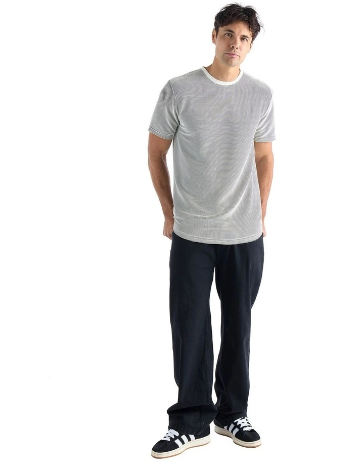 Roxford Tee in Black/White image 5