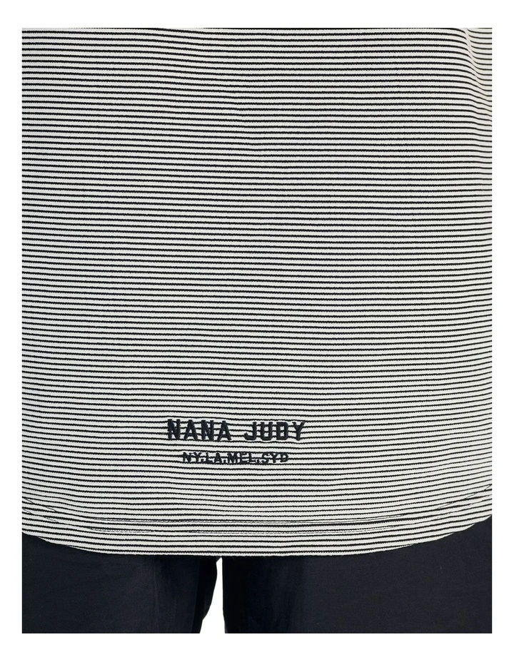 Roxford Tee in Black/White image 6