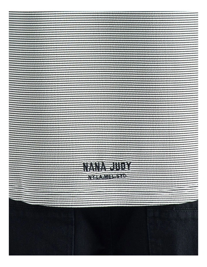 Roxford Tee in Black/White image 7