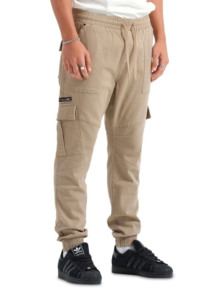 State Jogger Jean in Beige image 5