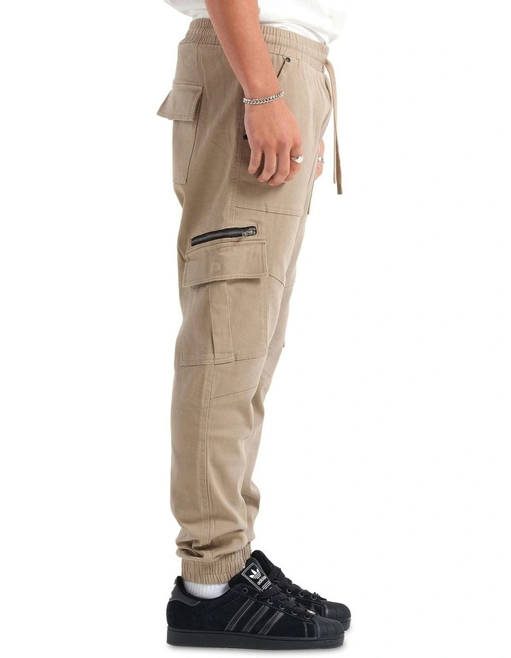 State Jogger Jean in Beige image 6
