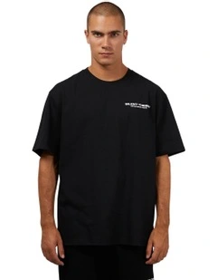Essential Theory Tee in Black