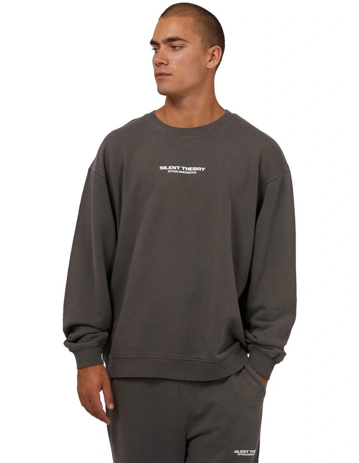 Essential Theory Crew Sweater in Coal image 1
