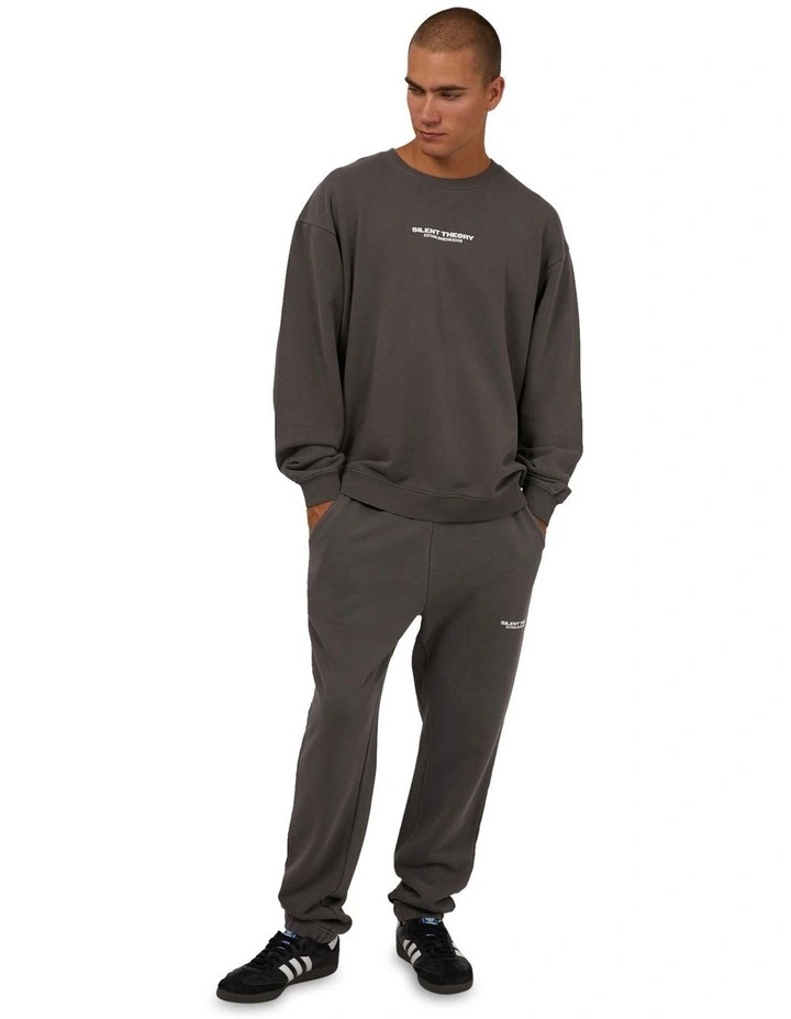 Essential Theory Crew Sweater in Coal image 2