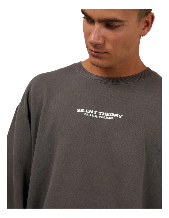 Essential Theory Crew Sweater in Coal image 5
