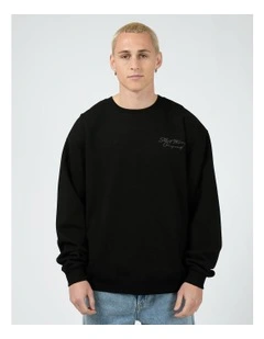 Pk Script Crew Sweater in Black
