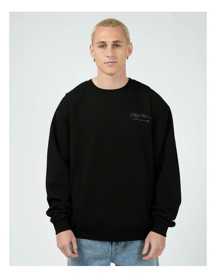 Pk Script Crew Sweater in Black image 1