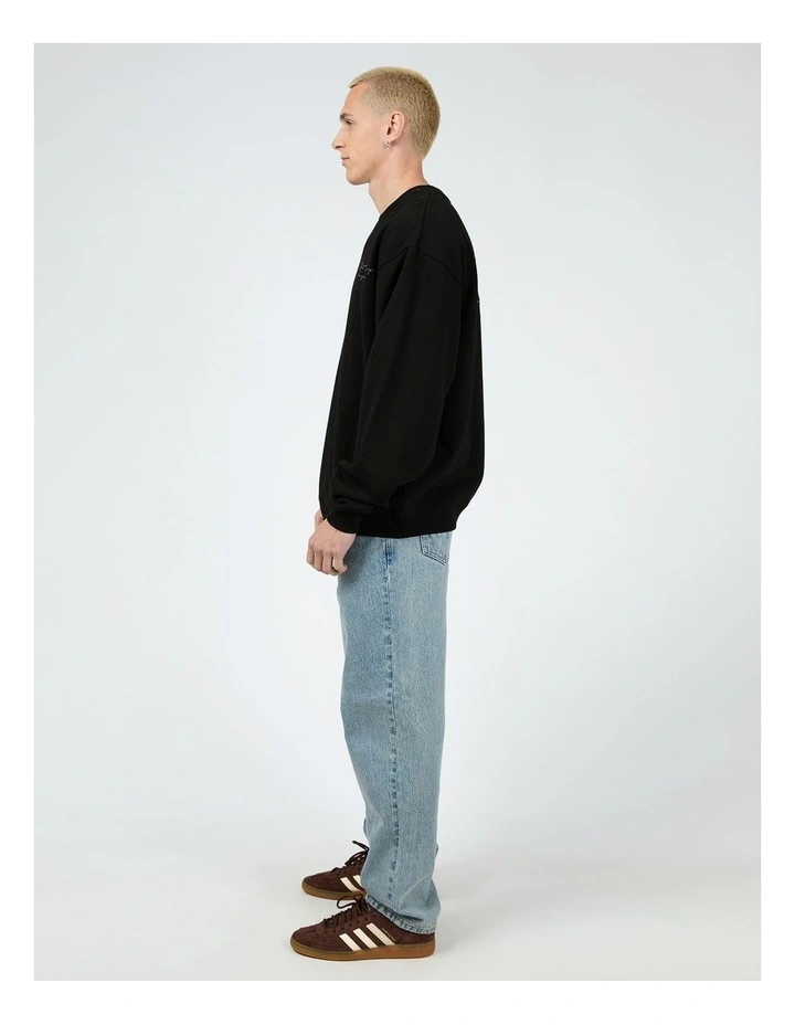 Pk Script Crew Sweater in Black image 6