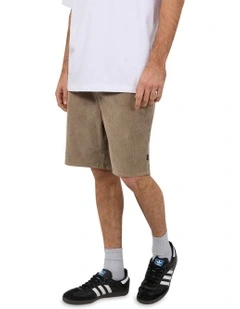 Cord Short in Mushroom