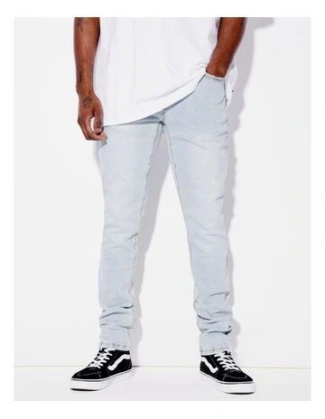 Ethan Slim Fit Jean in Artic Blue