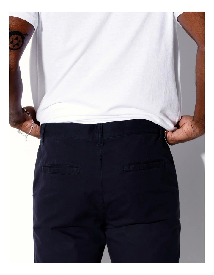 Skarsgard Skinny Chino in Navy image 6