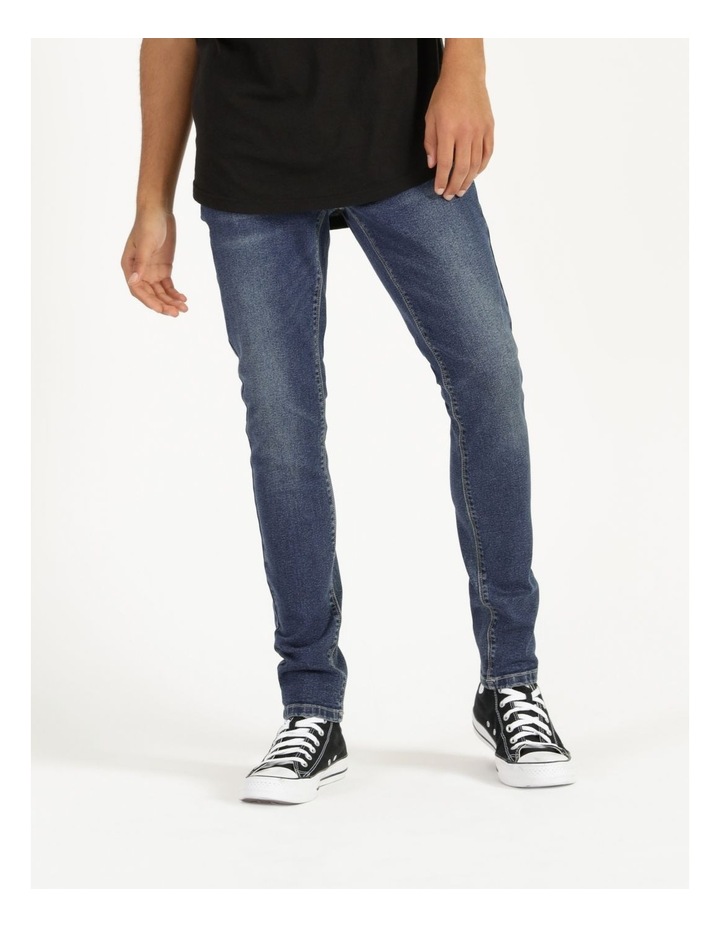 Kenji Zack Skinny Jean Mid Blue | MYER