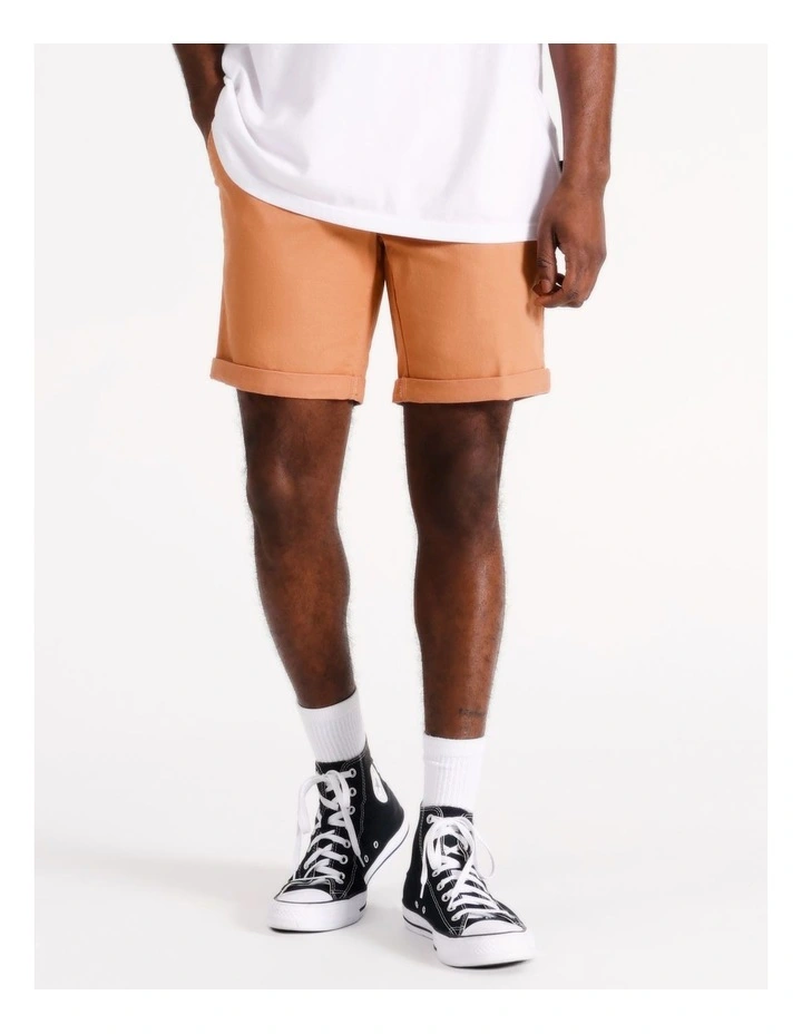 Stollery Chino Short in Orange image 2