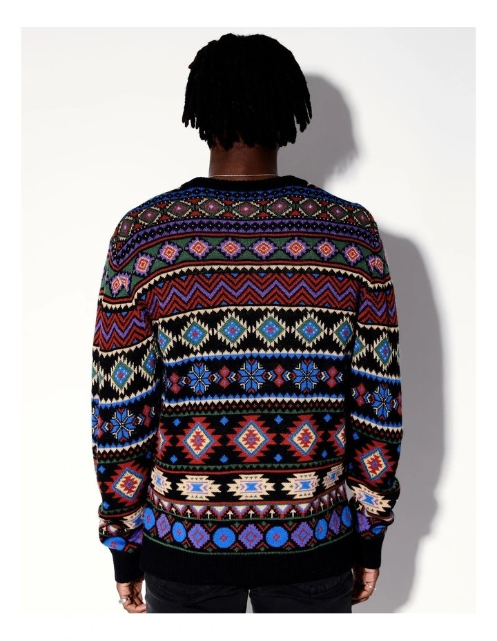 Toxic Rain Pullover Knit in Multicolour image 5