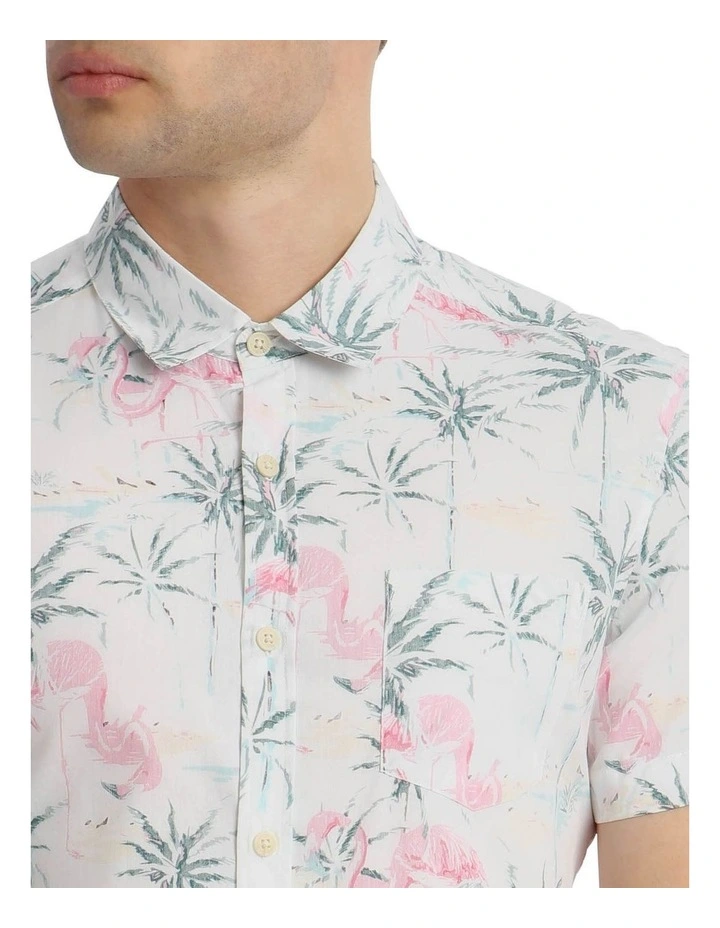 Langerado Flaming Print Short Sleeve Shirt image 4