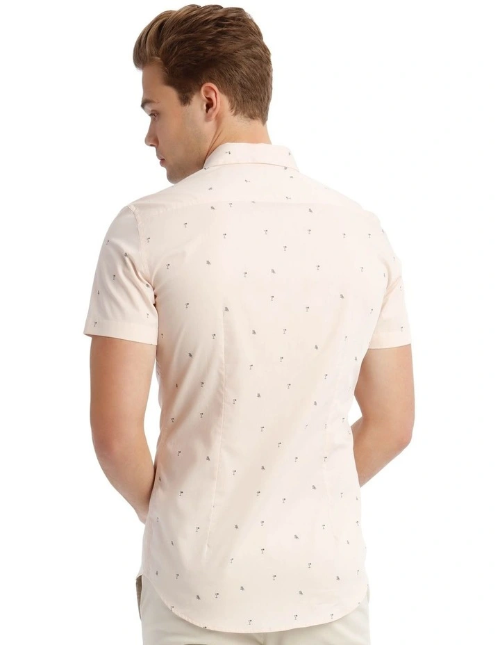 French Twist Convo Print Short Sleeve Shirt image 3