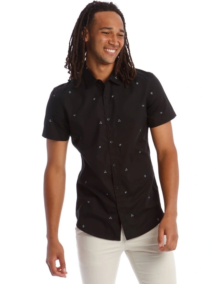 King Louie Micro Print Short Sleeve Shirt image 1