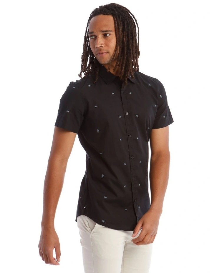 King Louie Micro Print Short Sleeve Shirt image 2