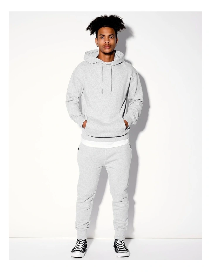 Nathan Pull Over Hoodie in Grey image 1